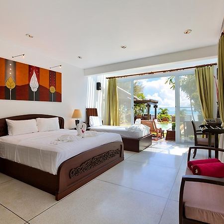 Emerald Sands - Beach Front 4 Bed Pool Villa Ко Самуи Стая снимка