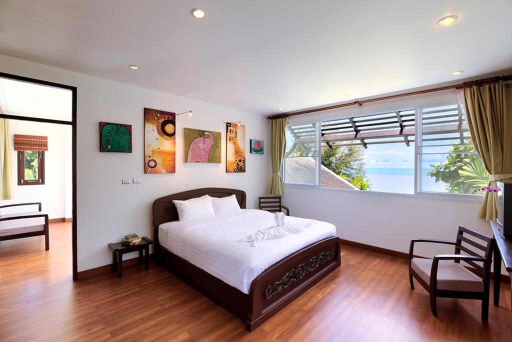 Emerald Sands - Beach Front 4 Bed Pool Villa Ко Самуи Стая снимка