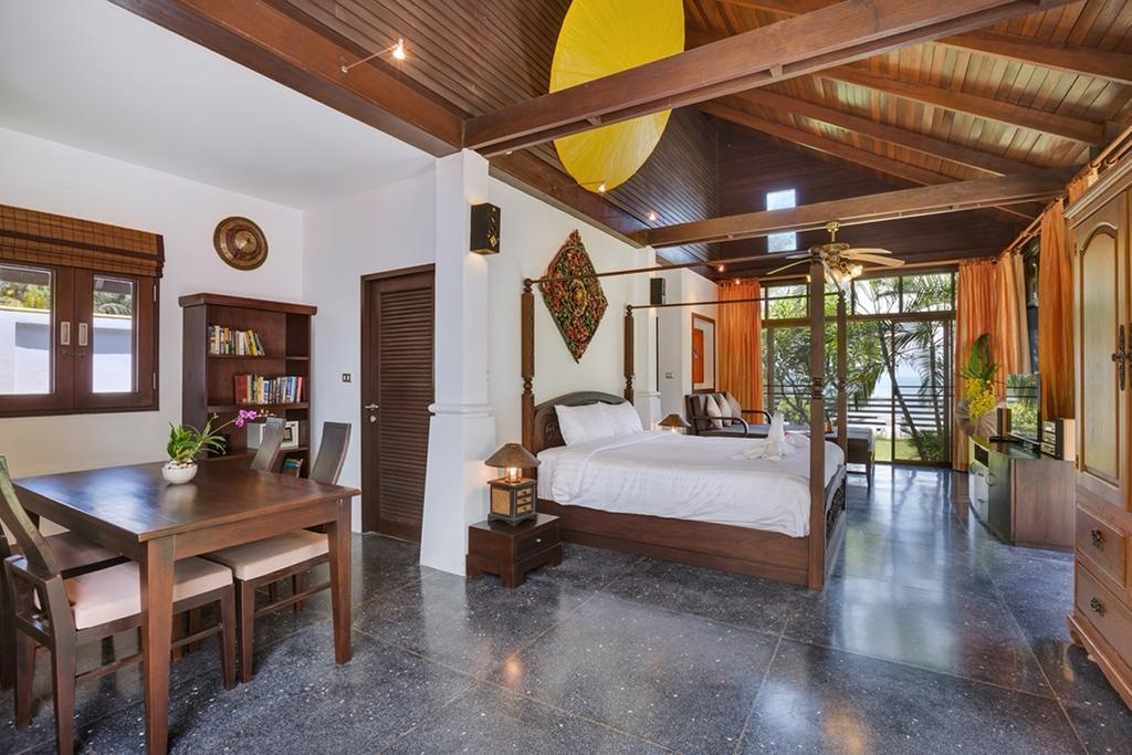 Emerald Sands - Beach Front 4 Bed Pool Villa Ко Самуи Стая снимка